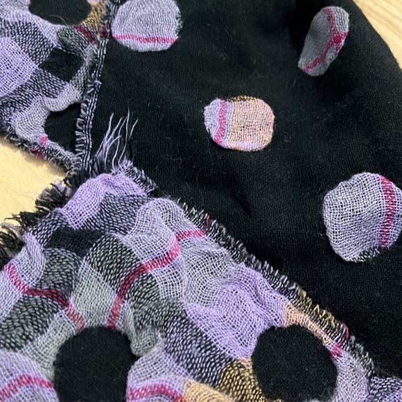 ๐งฃ SCARF - black and purple - Picture 2 of 5